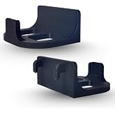 2 Universal Game Controller Mounts Compatible with IKEA SKADIS (Black)