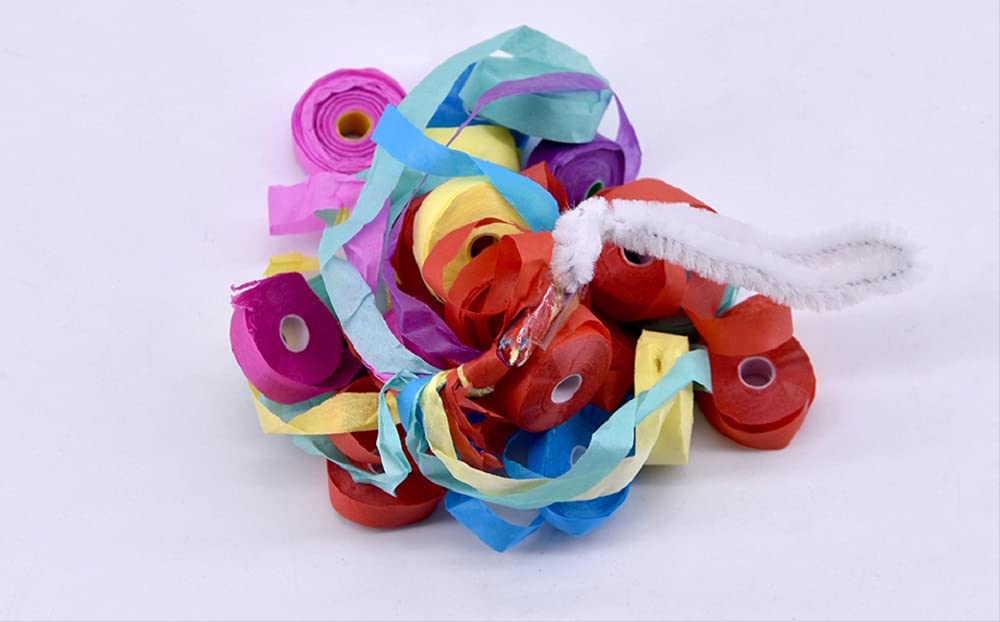 SUMAG Magic Tricks 1set Hand Throw Streamer (Colorful) 20 Strands Paper Spider Silk Magician Stage Street Party Accessories Gimmick Comedy