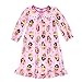 Disney Princess Girls Flannel Granny Gown Nightgown Pajamas (4T, Light Pink)