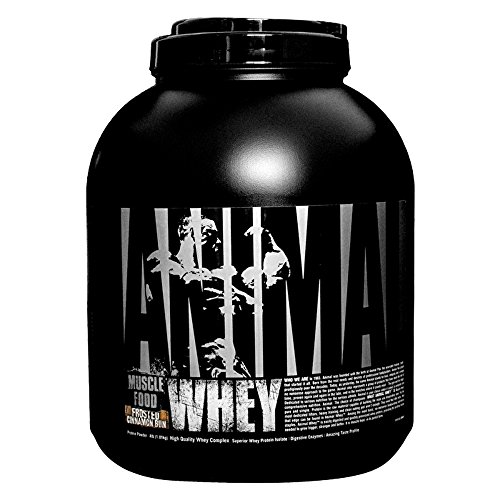 Universal Nutrition Animal Whey Isolate Loaded Whey Protein Powder Supplement, Frosted Cinnamon Bun, 4 Pound (Best Pumpkin Pie Protein Shake)