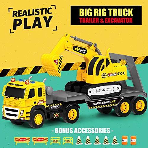 1/18 2.4Ghz Remote Controlled Truck Tractor Road Wrecker Toys Lorry