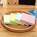Masstimo Sticky Notes, Easy Post 12 Pads/Pack, 100 Sheets/Pad, 3 inch X 3 inch, Squares 4 Colors Child Fresh