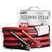 TOPDC Battery Jumper Cables 10 Gauge 12 Feet Heavy Duty Booster Cables (10AWG x 12Ft) UL Listed