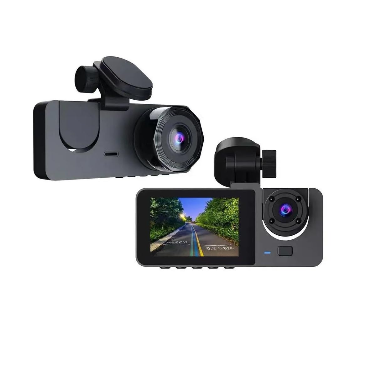 Photo 1 of ** SOLD AS IS NO REFUND/RETURN** SEE COMMENTS !
Dash Camera for Front and Inside Car Security - Dual Dash Cam 1080P Car Video Recorder with Audio, 2'' IPS Screen, Night Vision, G-Sensor, WDR