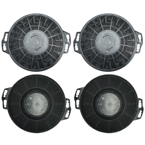 Beaufan 4 Pack CACF006 Charcoal Filters Replacement for CIARRA Range Hood Models CAS75918B, CAB75918B, CAS75918A, CAS75905, CAB75905, Comes in a Set with 4 Pack, Can be Replaced Twice