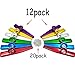 Fartime 12 Pcs Metal Kazoos With 20Pcs Kazoo Flute Diaphragms,Good Gift for Kids,A Good Companion for Ukulele, Violin, Guitar,Piano Keyboard