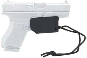 CLIPDRAW Sheath Trigger Guard Holster Black With Paracord - Minimalist Pocket Safety Cover for Glock, Ruger, Smith and Wesson, Springfield, Taurus, Sig and More