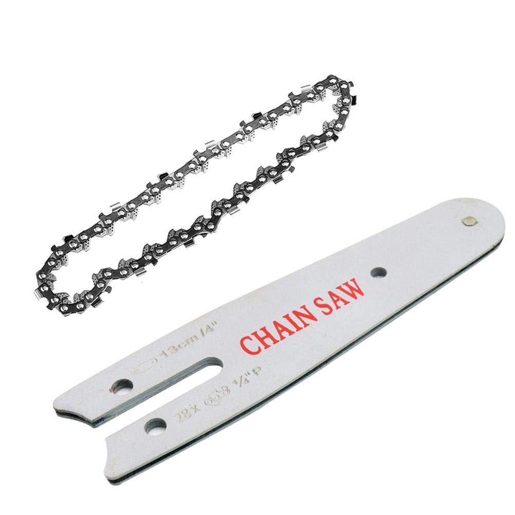 BSTOB Electric Chainsaw Guide Plate, 4 in Mini Electric Chainsaw Set Electric Chain Saw Accessories Practical Electric Chain Saw Guide Bar