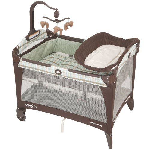 graco plaid pack n play