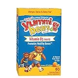 Yummi Bears Vitamin D3, 60-Count Bottle (Pack of 2)