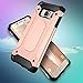 For Samsung Galaxy S6 Edge Plus Case, Samcore Dural Layers Protective Shockproof Rubber Rugged Case Cover for Samsung Galaxy S6 Edge Plus [ROSE GOLD]