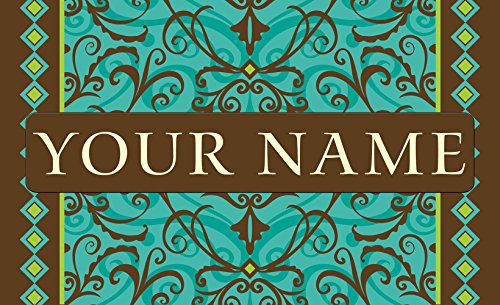 Toland - Damask Personalized/Customizable Indoor Outdoor Welcome Door Mat USA-Produced