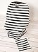 Baby Car Seat Canopy Cover, Breastfeeding Cover, High Chair, Shopping Cart Cover - Gray and White Stripes