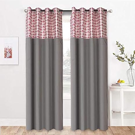 Buy Kurtains2fly Twi Look Color Room Darkening Blackout Curtains