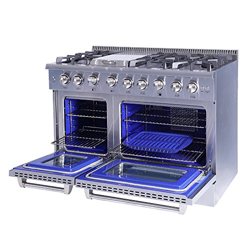 4 Burner+Range+Double+Oven+Griddle