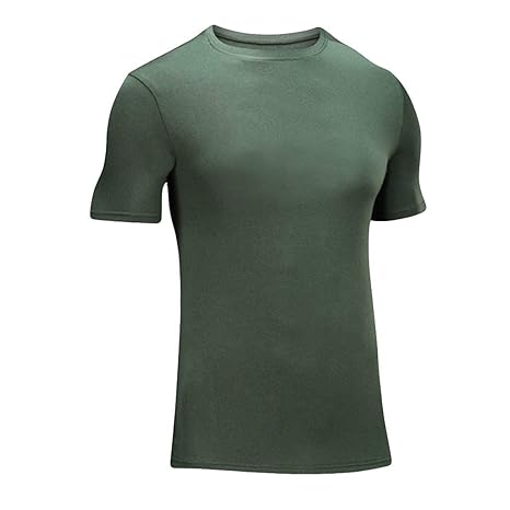 POIUDE Men Sportswear Collection Herren Hemd Funktions-Sport Fitness Elastic Schnell Trocknend Atmungsaktiv Enge T-Shirt