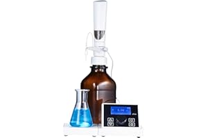 Digital Bottle Top Dispenser, Polypropylene Bottletop Burette, 16 Gears Rate Adjustment Range, 0.01-99.99ml Adjustable Volume