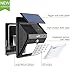 Housmile LED Solar Motion Sensor Lights, Wireless Waterproof Outdoor Security 16 LED Night Lights for Garden, Wall, Driveway, Steps, Patio (4-Pack, 50LUX,8000K)