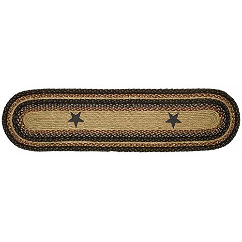 Best country table runner black stars