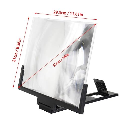 Everrich 14 inch 3D Screen Magnifier- HD Cell Phone Screen