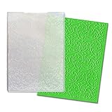 ALIBBON Lace Leaves Background Plastic Embossing