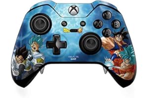 Skinit Decal Gaming Skin Compatible with Xbox One Elite Controller - Officially Licensed Dragon Ball Super Goku Vegeta Super Ball Design