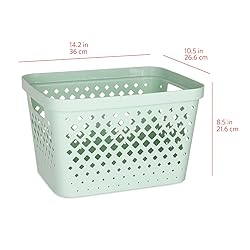 Glad Plastic Storage Basket Set, Value Pack of 6
