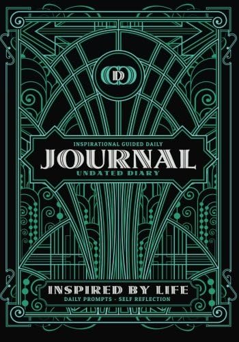 Inspirational Guided Daily Journal Undated Diary: Ideal journal to beat the blank page, 7"x10" notebook with turquoise Art Deco cover, 202 pages, ... images, drawings, doodles and free writing Diary – January 7, 2015