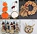 Natural Wood Slices 15pcs 2.8