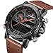 NAVIFORCE Military Watches Men Sport Chronograph with Date and Week Man Luxury Waterproof Casual Dual Display Wrist Watch