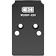 C+H Precision Red Dot Mounting Plate Compatible with Walther PDP 1.0 | Compatible with Trijicon RMR/SRO | Holosun 407C/507C/507Comp/508T | Made in The USA