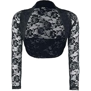Banned Lace Bolero Bolero zwart Feestdagen & gelegenheden, Gothic