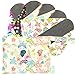 Wegreeco Reusable Menstrual Pads - Sanitary Pads and Panty Liners | Soft Cloth - 6 Pack with 1 Mini Wet Bag (Small, Mix Prints)