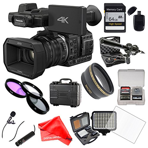 Panasonic-HC-X1000-Camcorder-with-Fisheye-Lens-64GB-Card-Waterproof-Case-LED-Light-Microphone-Set-Filters-Kit
