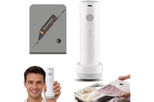 Cordless Travel Vacuum Storage Compression Bag Set,3 Sizes, USB Rechargeable Handheld Pump with Built-In Battery Reusable,Air