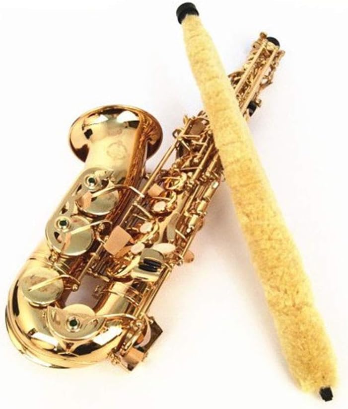 Leoie Soft Cleaning Brush Cleaner Pad Saver for Alto Tenor Soprano Saxophone Woodwind Instrument Parts
