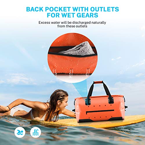 Gonex 80L Extra Large Waterproof Duffle Travel Dry Duffel Bag Heavy