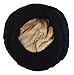 HINDAWI Winter Hats for Women Girls Warm Wool Knit Snow Ski Skull Cap with Visor,Black
