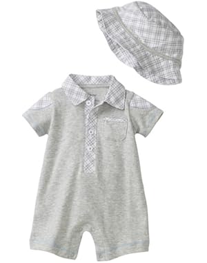 Baby-Boys Newborn Perfect Pup Romper And Hat Sat