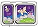 PlanetBox Shuttle Eco-Friendly Stainless Steel Bento Lunch Box with 2 Compartments for Adults and Kids - Purple Carry Bag with Lady Bug Magnets