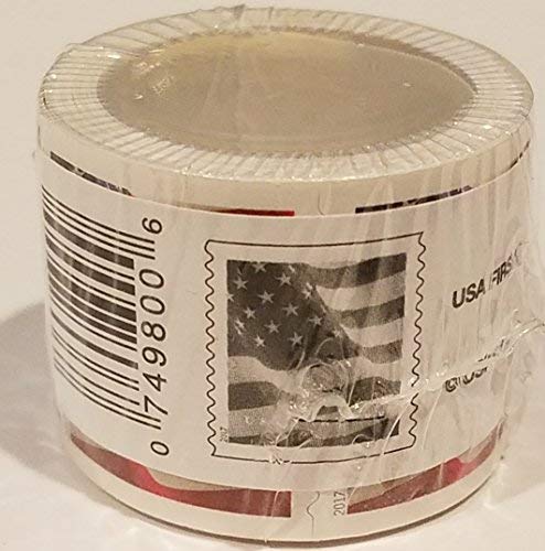 USPS Forever Flag Stamps Roll of 100 (Stamp Design May Vary)
