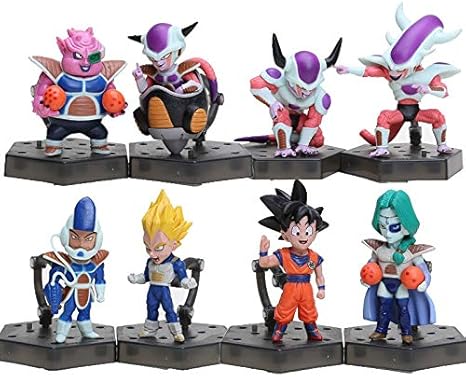 Amazon Co Jp Home Decoration 21pcs セット7cmドラゴンボールz置物スーパー サイヤンソン悟空ベジエットベジタ州ベジカルザフリーザミガトゥーセルドラゴンボールフィギュア Color 8pcs 8cm Bag ホーム キッチン