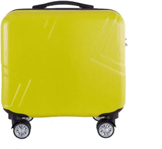 small yellow suitcase