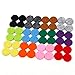 RoyAroma 17mm (2/3 inch) Replacement Felt Pads(48 Pieces) for 25mm Essential Oil Diffuser Locket Pendant Necklace with 12 Colors