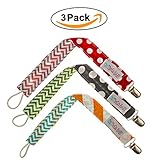 Pacifier Clip Holder for Soothie by OnTheGoBaby Unisex for Girls and Boys