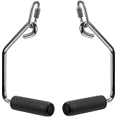 Open Ended Chrome Grip Handles for Total Gym Home Workout Machines Handles | Chrome Grip Handles for for Total Gym Machines 2000, 2200, 2500, 3000, 3000XL, XL, XLS - Gym Handles for Supra, Electra, FIT