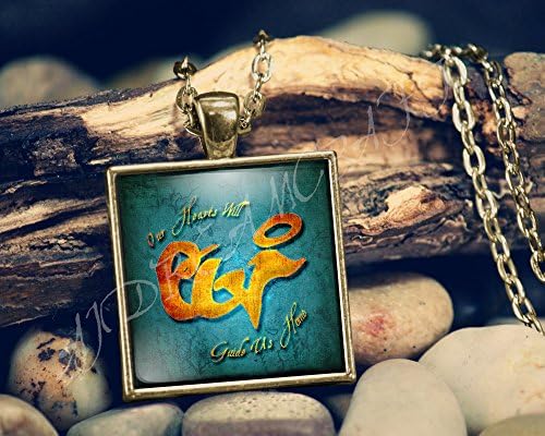 Shadowhunters inspired, Guidance Rune - Customizable Pendant Necklaces and Key chains - 1" round , silver or bronze