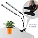 Lovebay Timing Function Dual Head Grow Light 36LED 5 Dimmable Levels Grow Lamp Bulbs with Adjustable 360 Degree Gooseneck for Indoor Plants Hydroponics Greenhouse Gardening [2019 Upgraded]