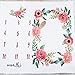 Baby Monthly Milestone Blanket, Oenbopo Newborn Infant Photo Prop Shoots Backdrop Kids Swaddling Wrap Baby Shower Gift with Month Numbers for Photography Background (Flower)
