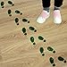 400Pcs Leprechaun Footprint Stickers St. Patrick's Day Stickers Leprechaun Floor Decals Shamrock Gold Coin Decoration Stickers for Kids Party Supply Classroom Home